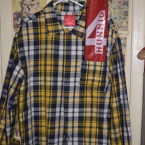 4Hunnid x Snoop Dogg collab flannel
